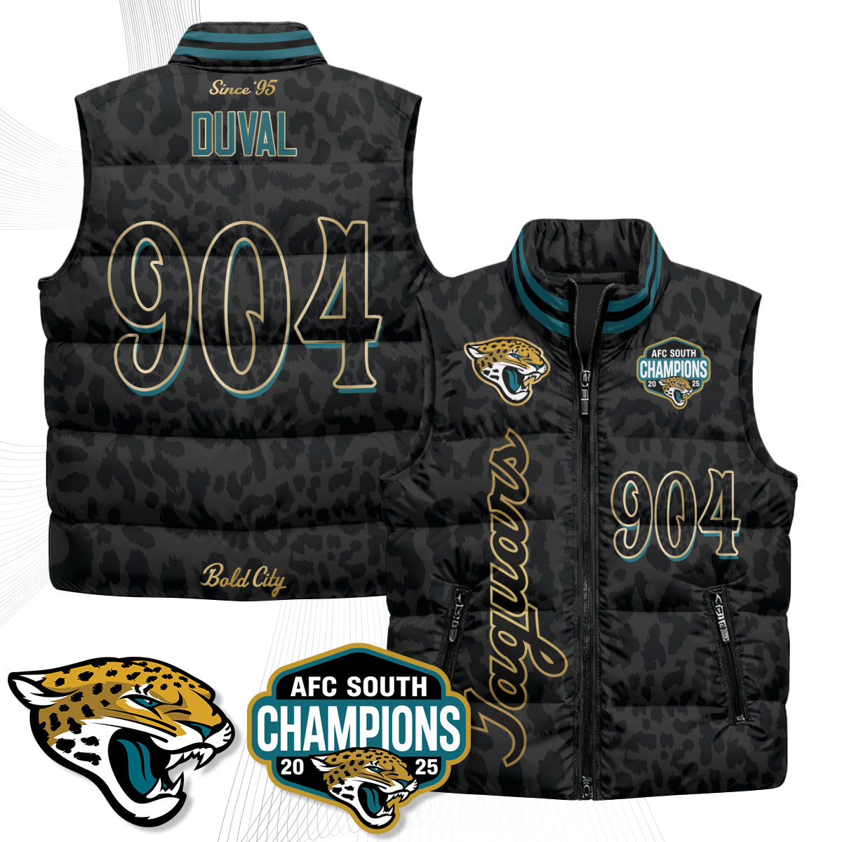 DET 2026 Rivalries Puffer Vest - Printed