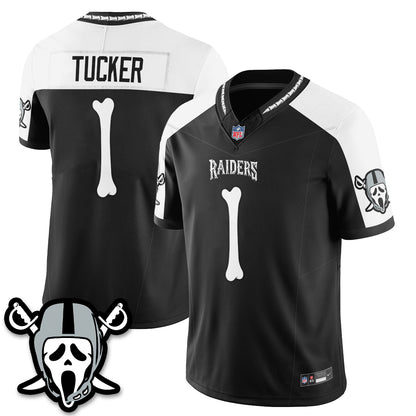 Las Vegas Raiders x Ghost Face Edition Vapor Jersey - Stitched