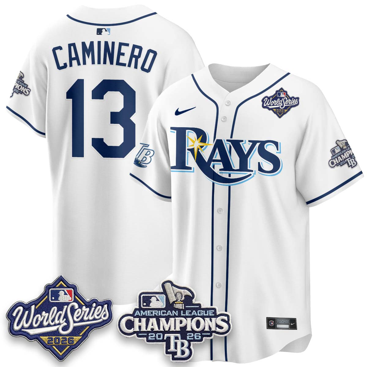 TB 2026 AL Champions Vapor Jersey - Stitched