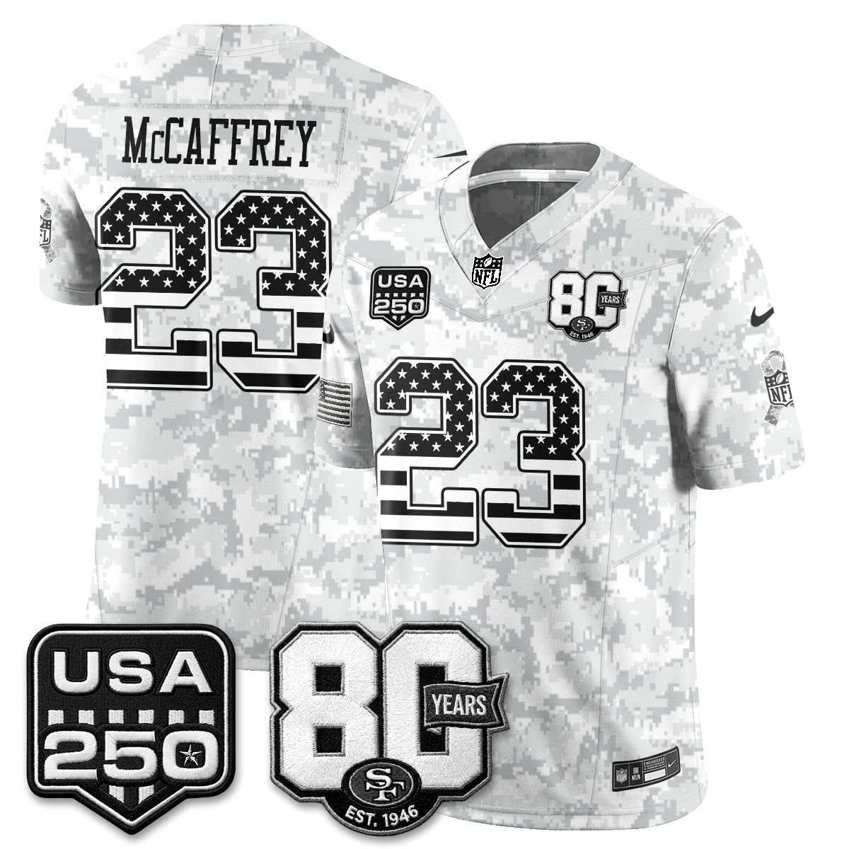 SF 2026 Salute to Service Edition Vapor Jersey - Stitched