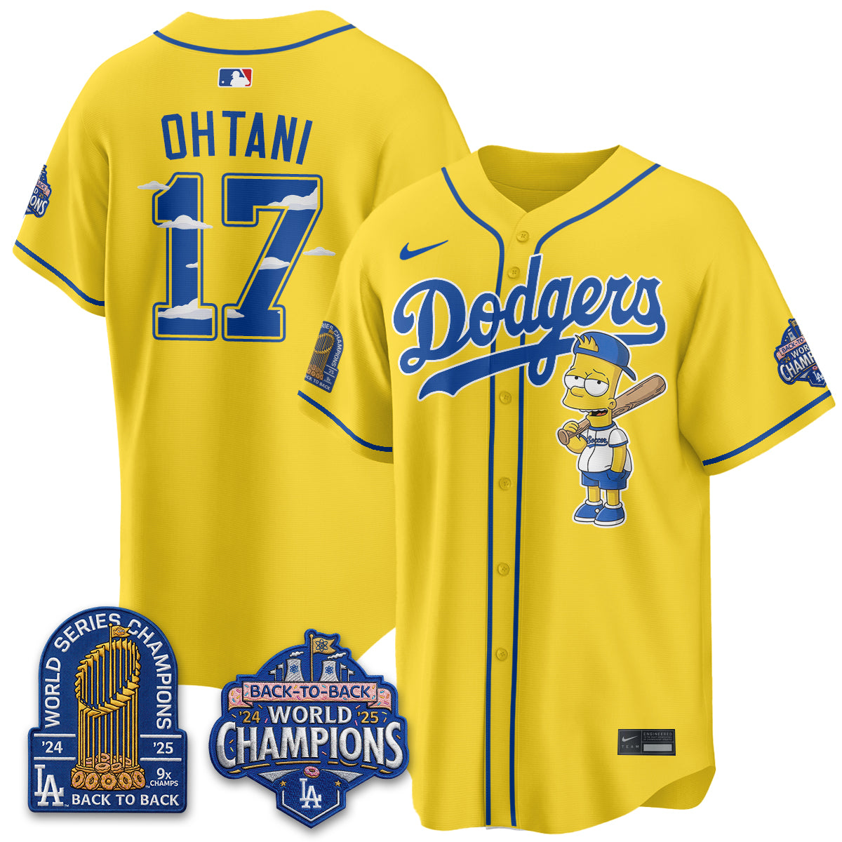 Los Angeles Dodgers x The Yellow Family Edition Vapor Jersey - Printed