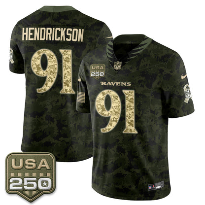 Baltimore Ravens 2026 Salute to Service Vapor Jersey - Stitched