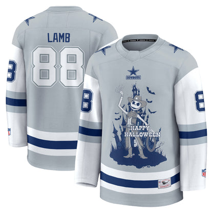 Dallas Cowboys x Nightmare Halloween 2026 Edition Hockey Jersey - Printed