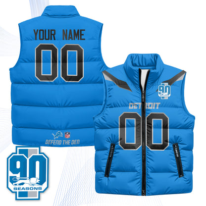 DET Xmas 2026 Rivalries Custom Puffer Vest - Printed