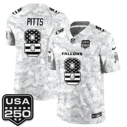 Atlanta Falcons 2026 Salute to Service Vapor Jersey - Stitched