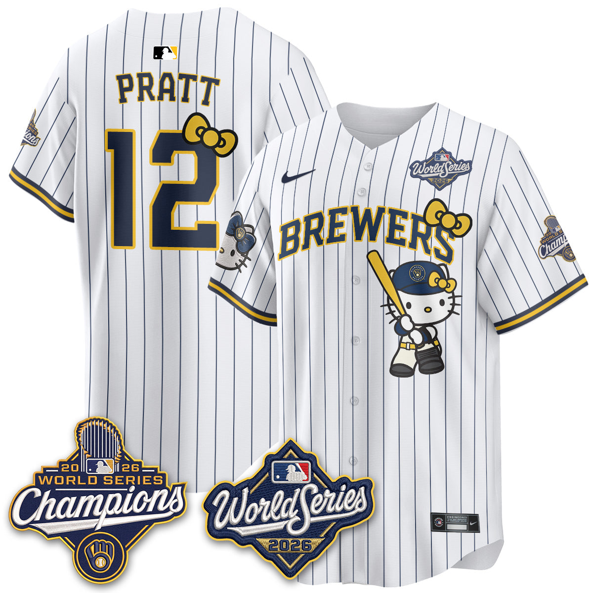 MIL 2026 WS Champions x Meow KT Vapor Jersey - Stitched