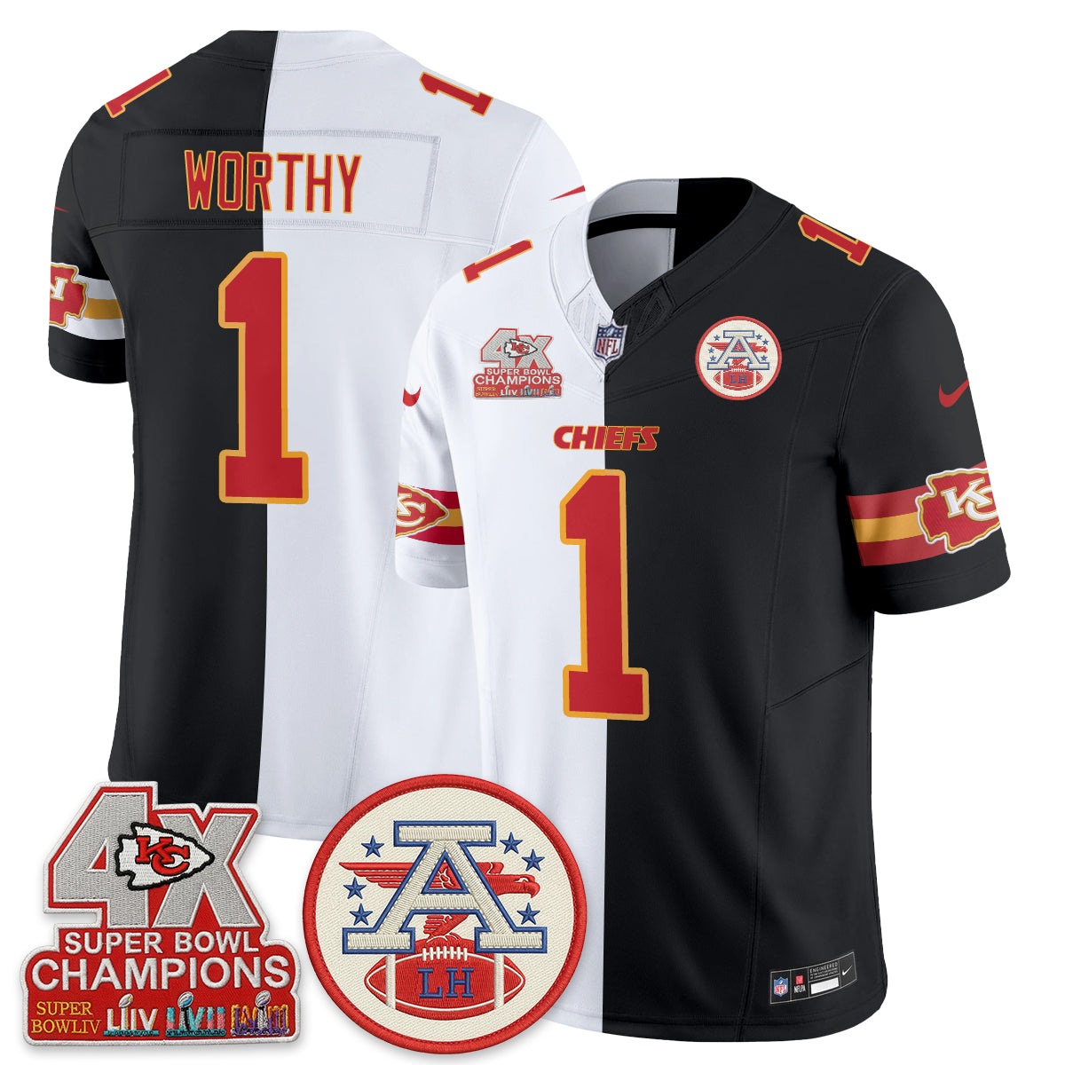 KC Split Edition Vapor Jersey - Stitched