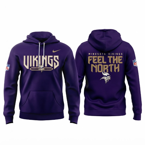 MIN 2026 Rivalries Norse Pattern Pullover Hoodie - Printed