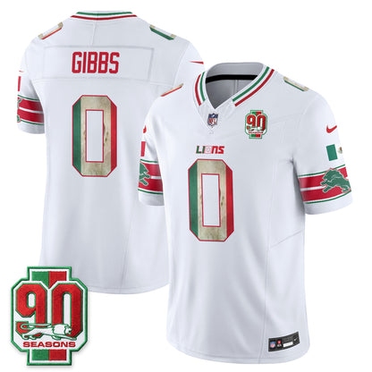 Detroit Lions Mexico Edition Vapor Jersey - Stitched