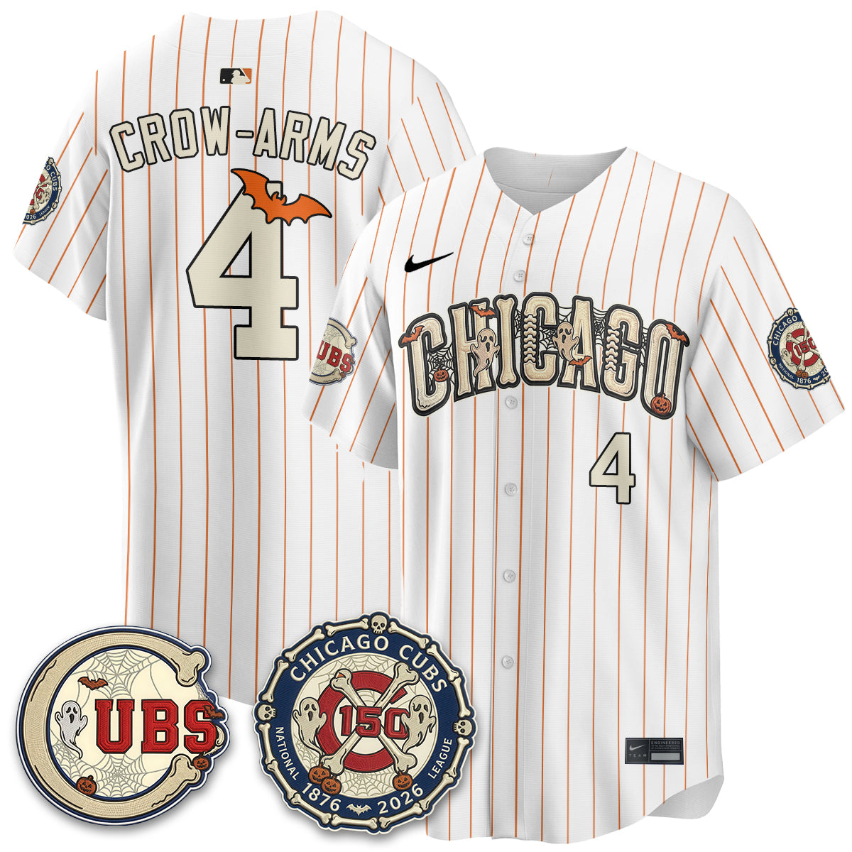 Chicago Cubs Halloween 2026 Vapor Limited Jersey - Stitched