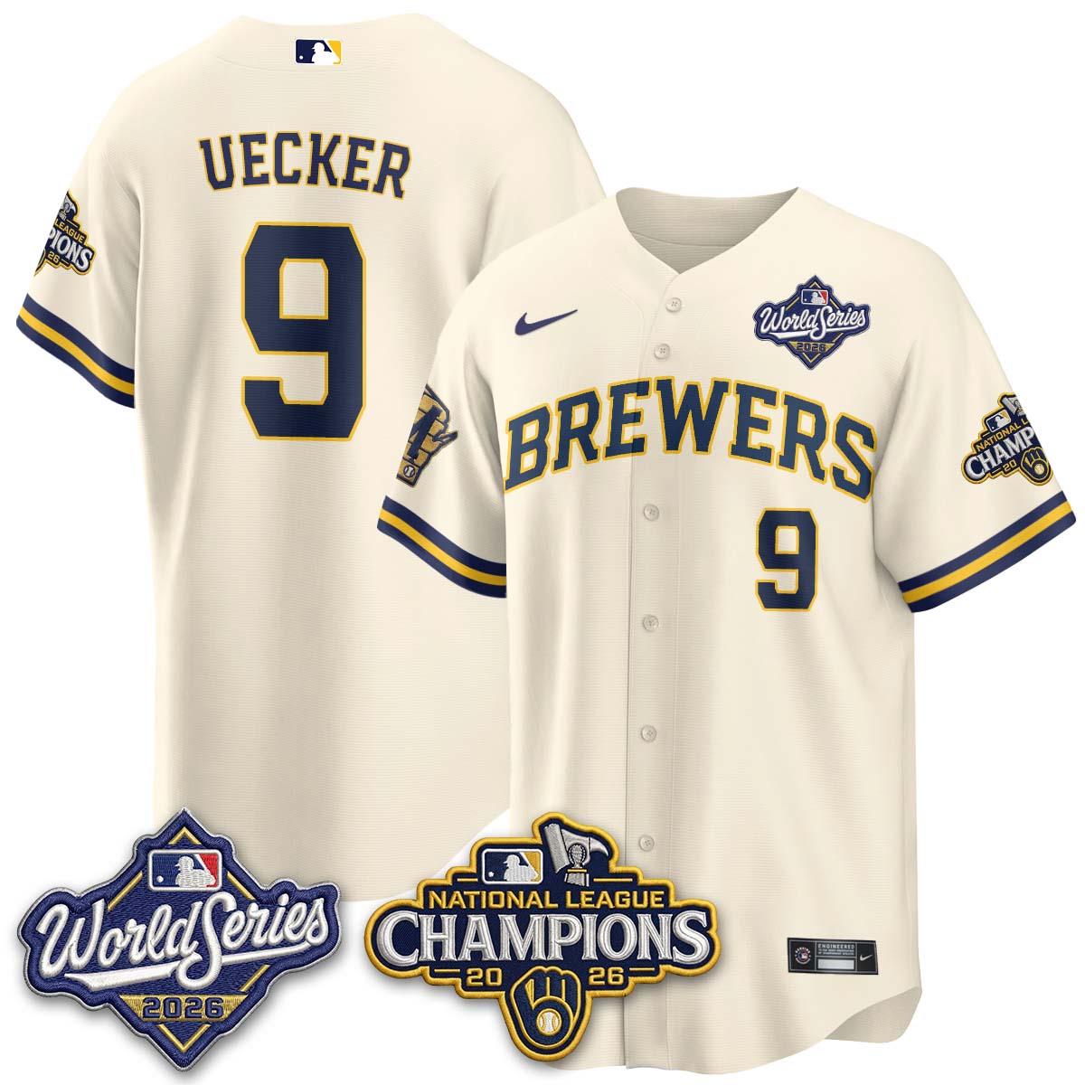 MIL 2026 NL Champions Vapor Jersey - Stitched n1