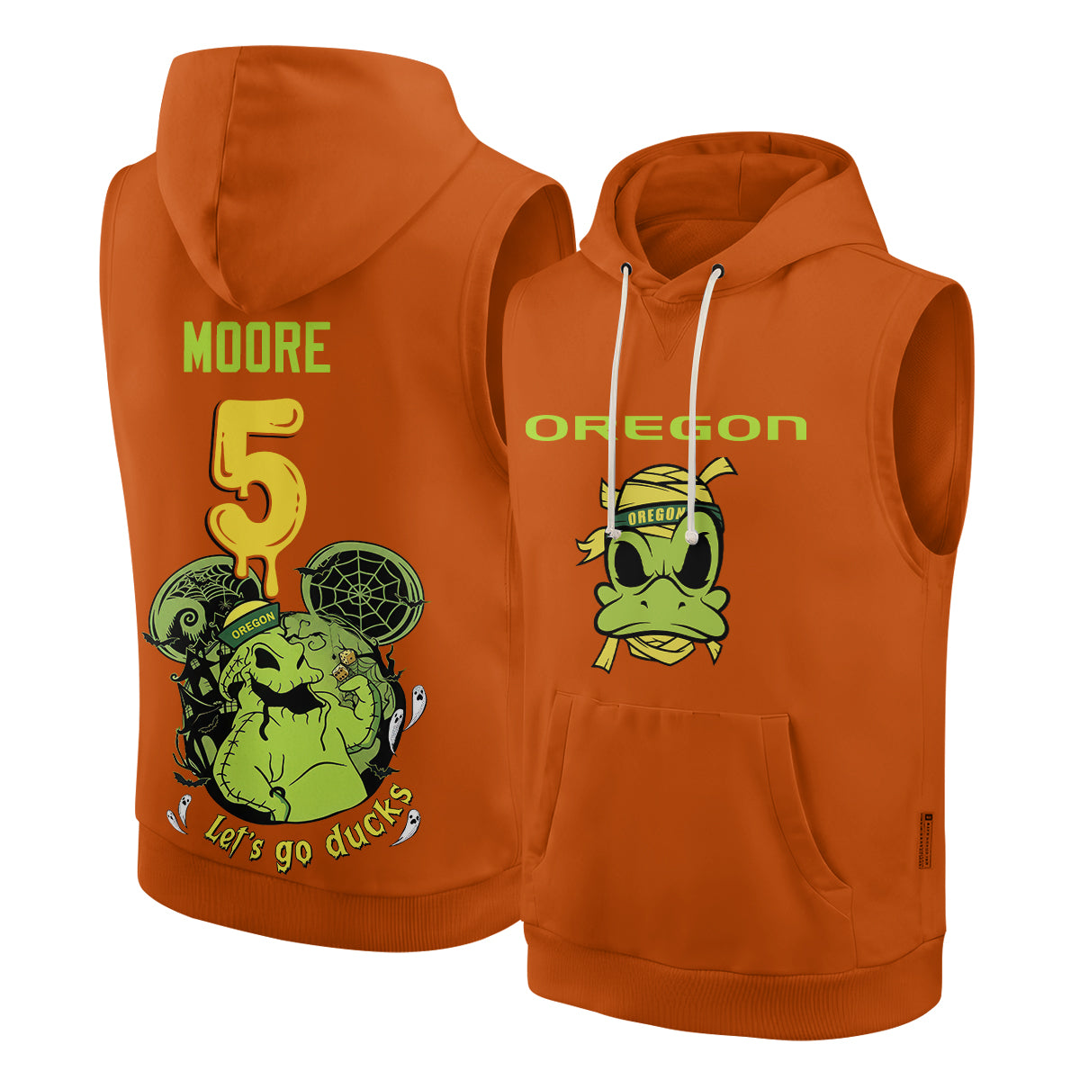 ORE x Boongie Monster Edition Pullover Sleeveless Hoodie Tank Top - Printed