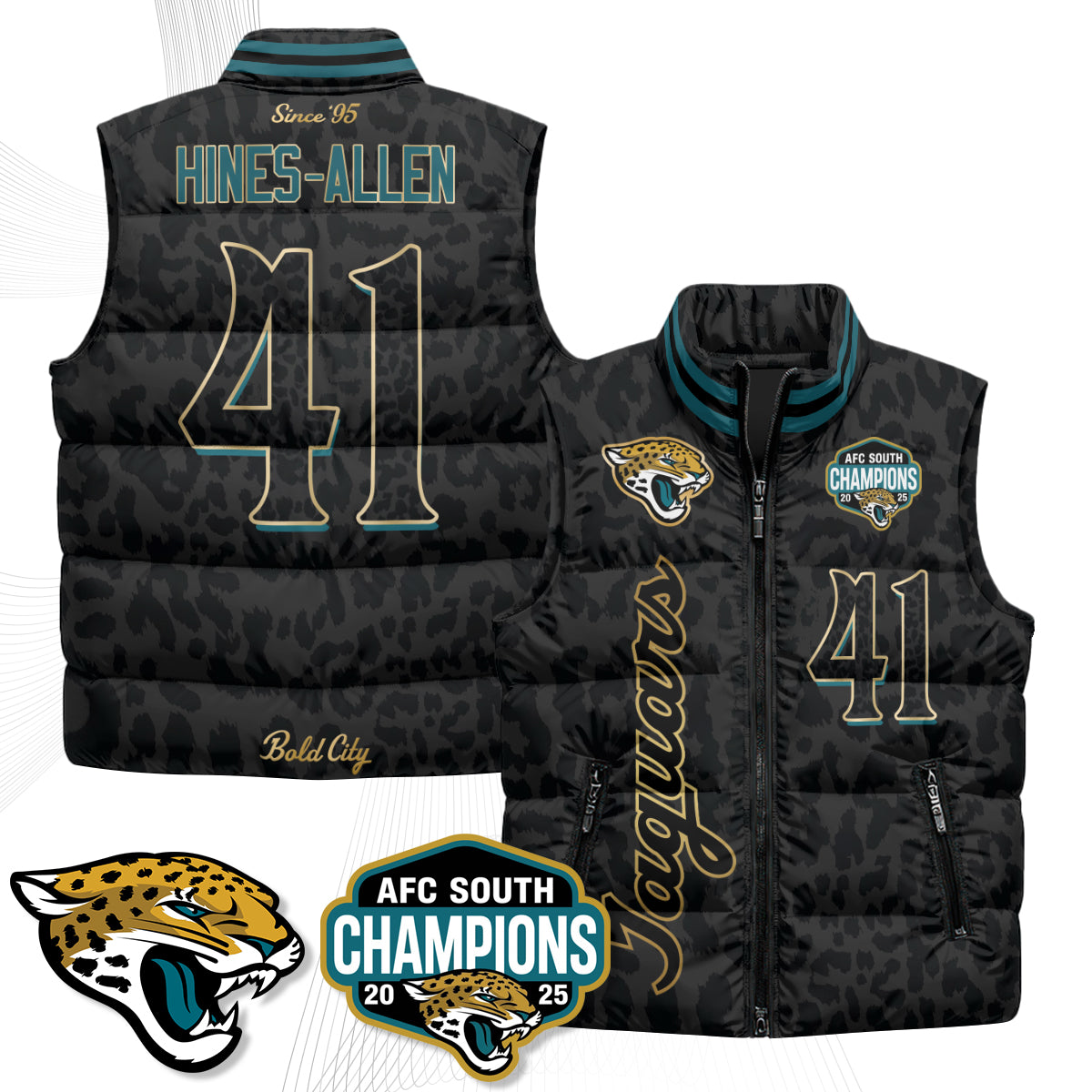 DET 2026 Rivalries Puffer Vest - Printed