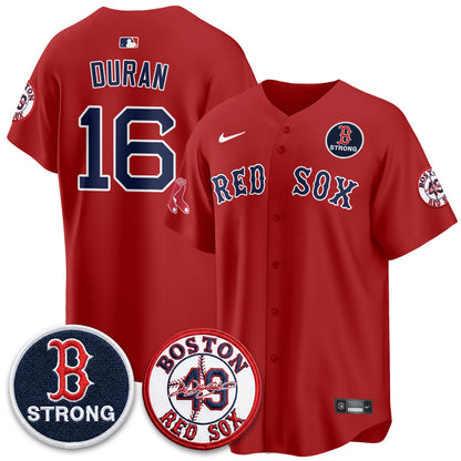 BOS Tim Wakefield Memorial Patch Vaper Premier Limited Jersey - All Stitched V2