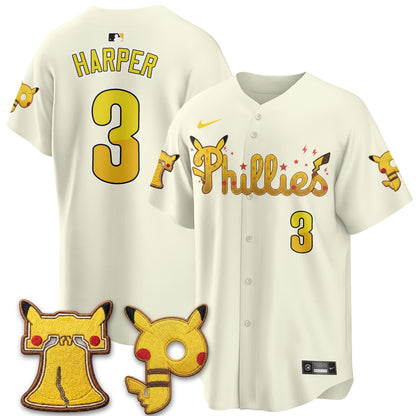 Philadelphia Phillies x PKM Edition Vapor Limited Jersey - Stitched