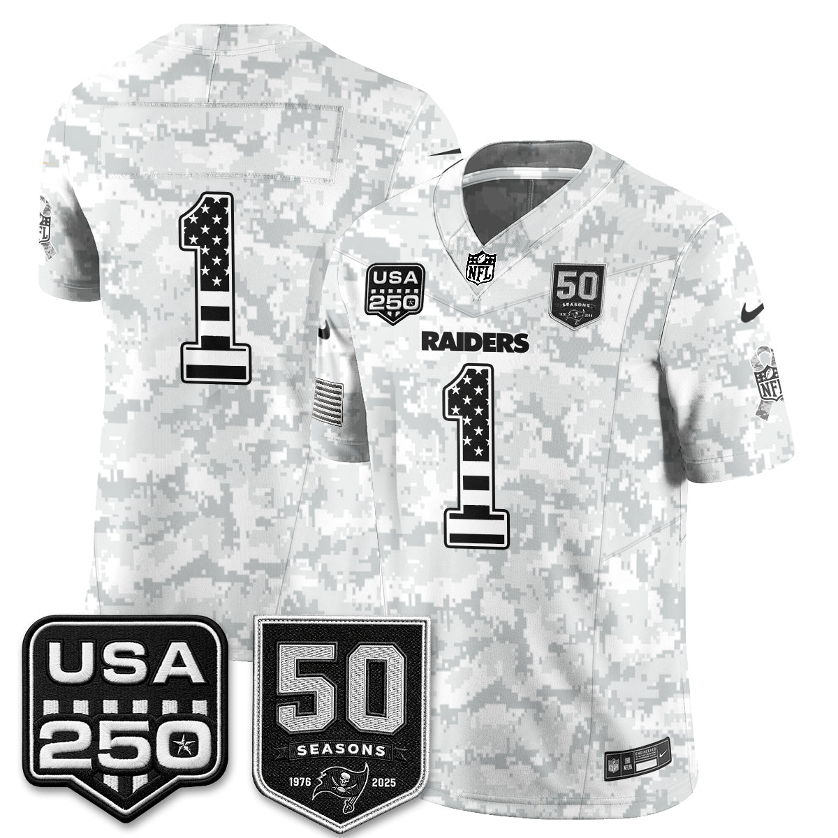 Tampa Bay Buccaneers 2026 Salute to Service Edition Vapor Jersey - Stitched
