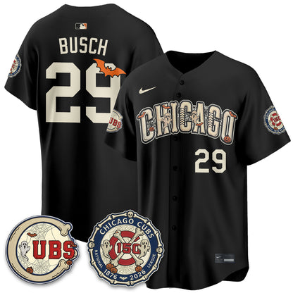 Chicago Cubs Halloween 2026 Vapor Limited Jersey - Stitched