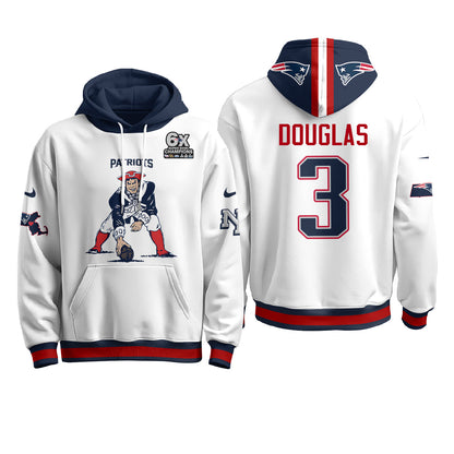 New England Patriots Minuteman Edition Fleece Hoodie - Printed