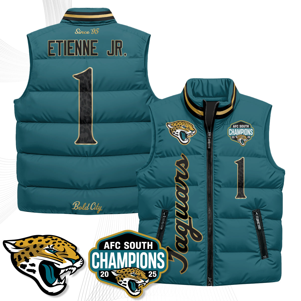 DET 2026 Rivalries Puffer Vest - Printed
