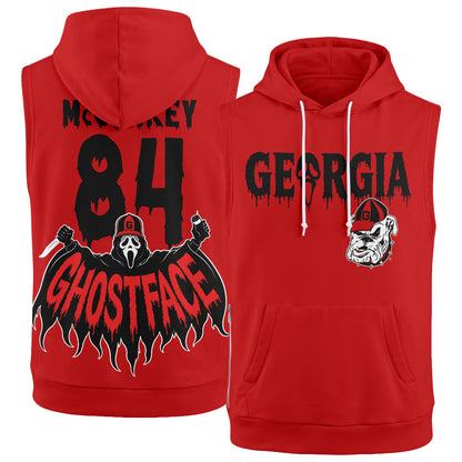 GB x The Ghost Mask Edition Sleeveless Hoodie Tank Top - Printed