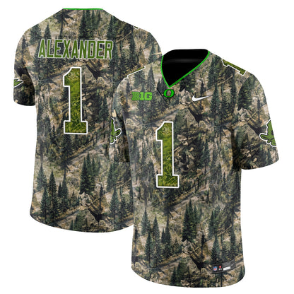 Oregon Ducks Camouflage 2026 Edition Vapor Jersey - Stitched