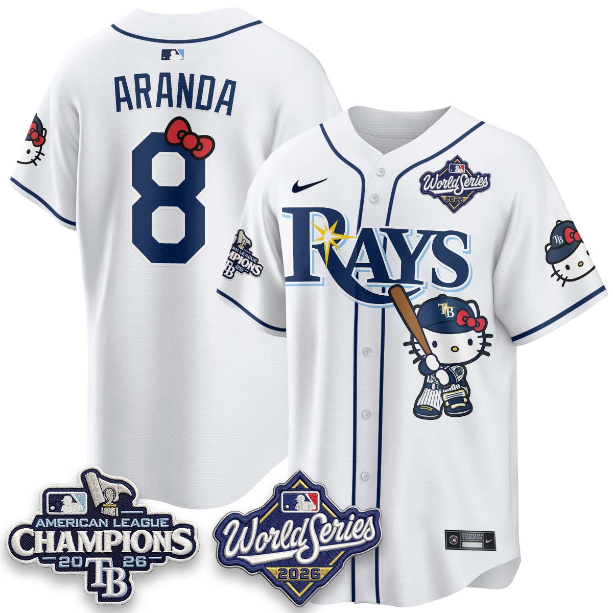 TB 2026 AL Champions x Meow KT Vapor Jersey - Stitched