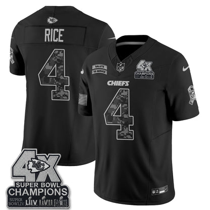 KC 2026 Salute to Service Vapor Jersey V2- Stitched
