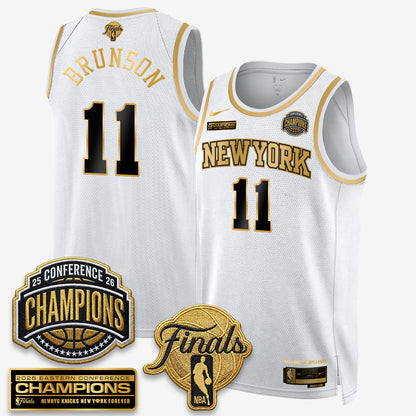NYK 2026 NBA Eastern Conference Champions Vapor Jersey - Stitched n6