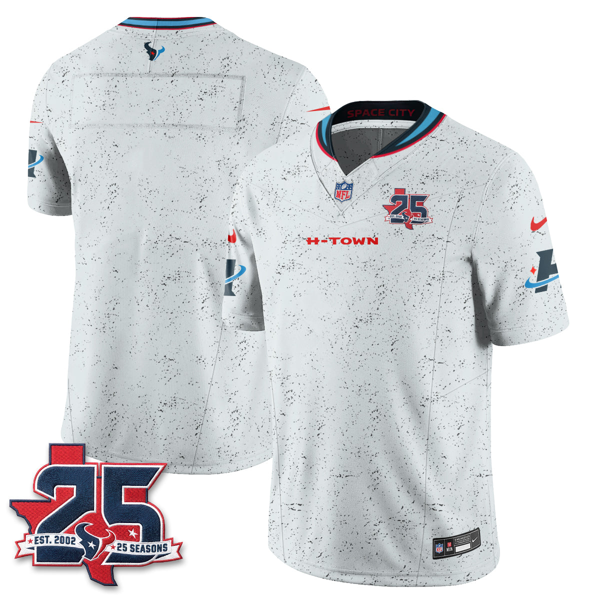 HOU Fangear Edition Vapor Jersey - Stitched