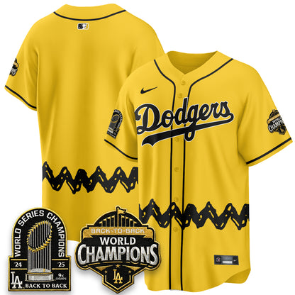 Los Angeles Dodgers x P-nuts Style Vapor Jersey - Stitched