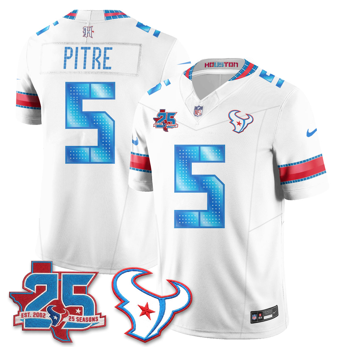 Houston Texans 2026 Rivalries Vapor Jersey - Stitched