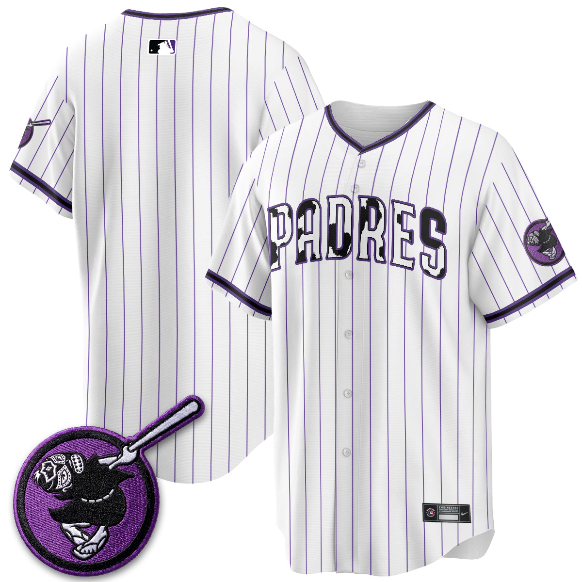 San Diego Padres x King of the Luchadores Vapor Jersey - Stitched