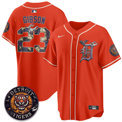 Detroit Tigers Nightmare Edition Vapor Limited Jersey - Stitched