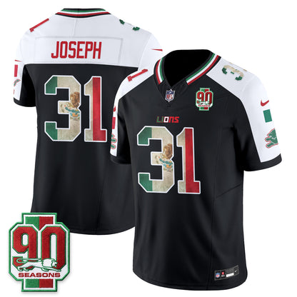 Detroit Lions Mexico Edition Vapor Jersey - Stitched