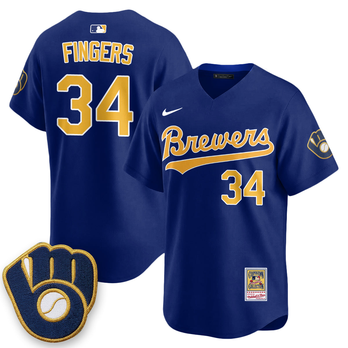 Milwaukee Brewers "Legacy Edition" Vapor Jersey - Stitched