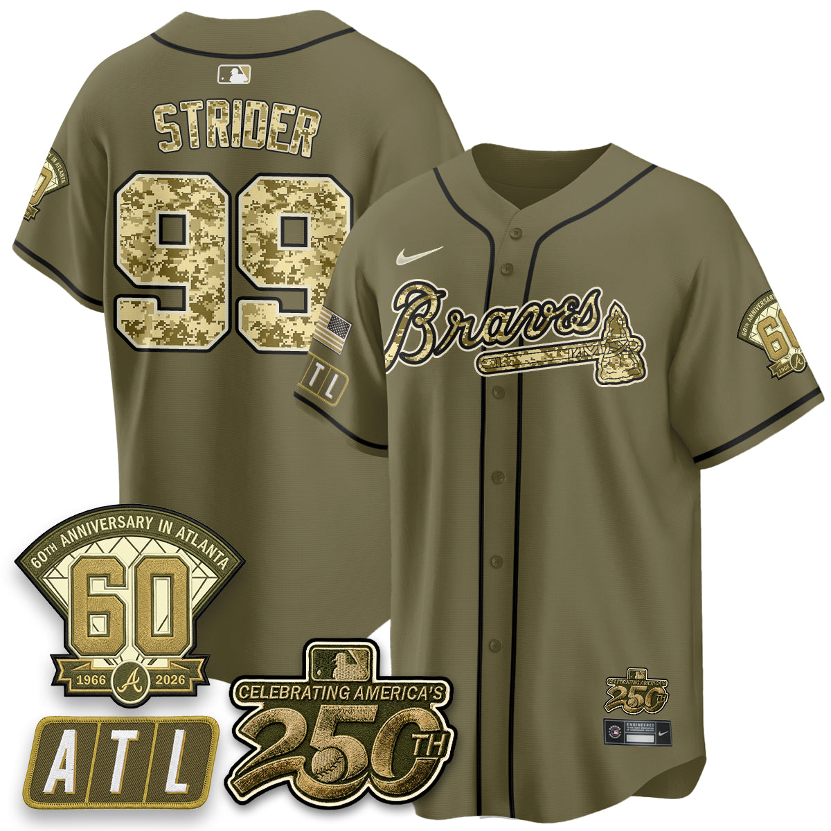 ATL Salute to Service 2026 Vapor Limited Jersey - All Stitched