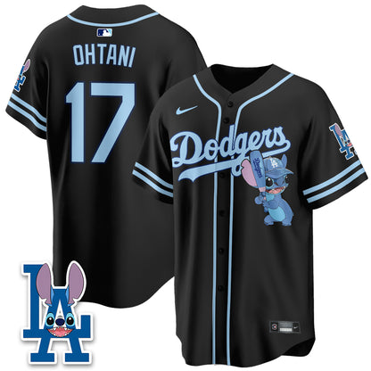 Los Angeles Dodgers x Blue Alien Edition Vapor Jersey - Stitched