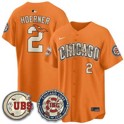Chicago Cubs Halloween 2026 Vapor Limited Jersey - Stitched