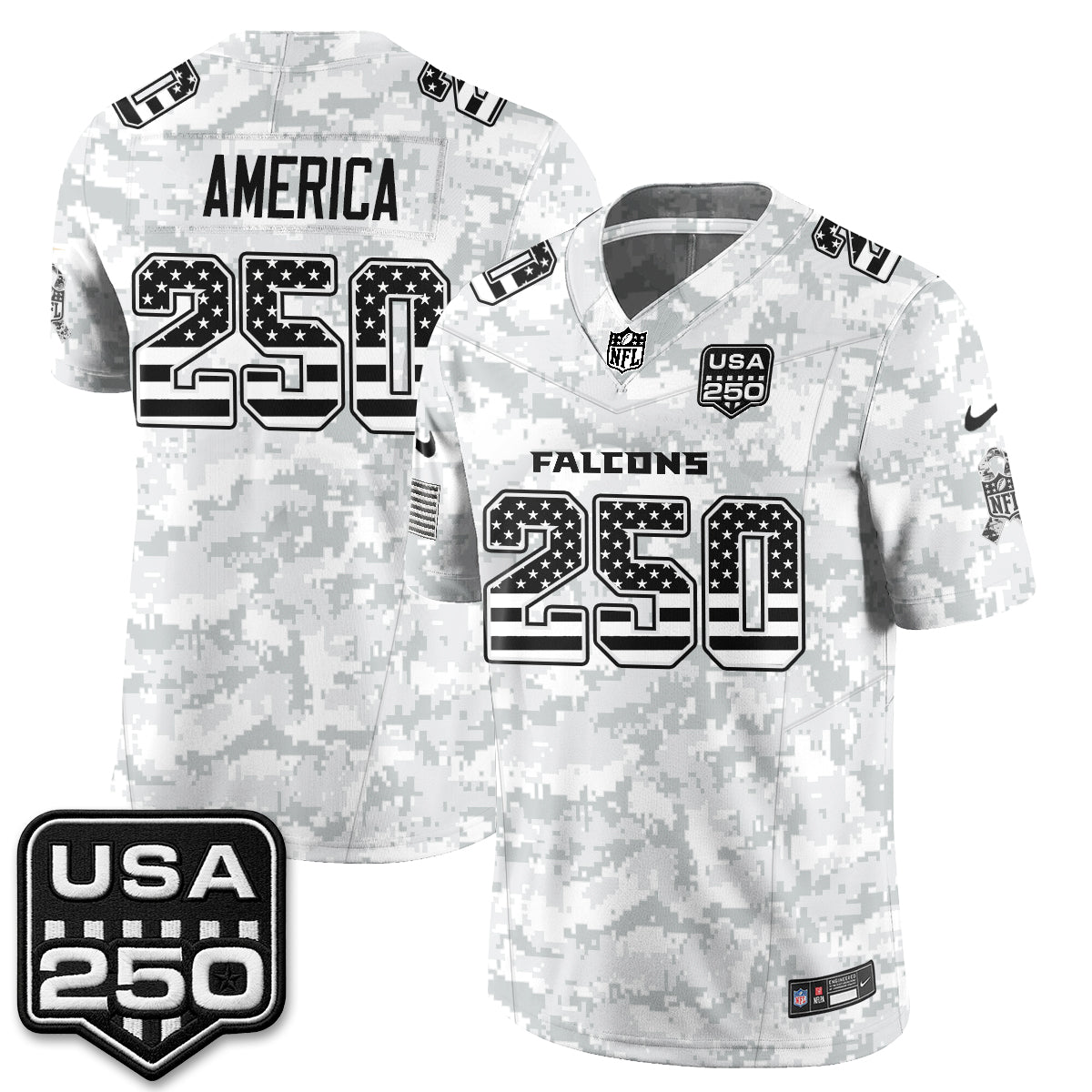 Atlanta Falcons 2026 Salute to Service Vapor Jersey - Stitched
