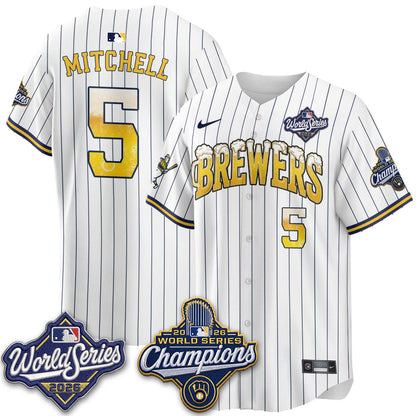 MIL "Pitcher & Pint" 2026 WS Champions Vapor Jersey - Stitched