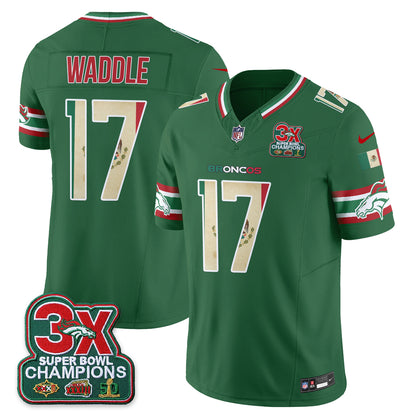 Denver Broncos Mexico Edition Vapor Jersey - Stitched