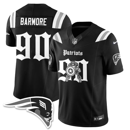 New England Patriots x Vibranium Shield Edition Vapor Jersey - Stitched