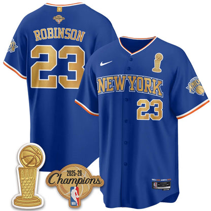 NYK Champions Night Baseball Vapor Jersey - Stitched
