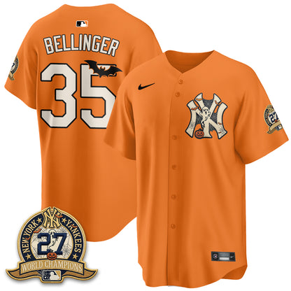 New York Yankees Halloween 2026 Vapor Limited Jersey - Stitched