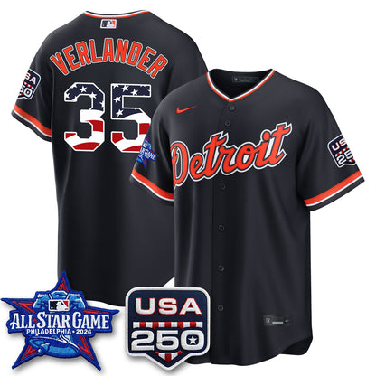 Detroit Tigers 2026 All Star Edition Vapor Jersey - Stitched