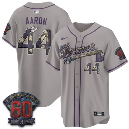 Atlanta Braves Nightmare Edition Vapor Jersey - Stitched