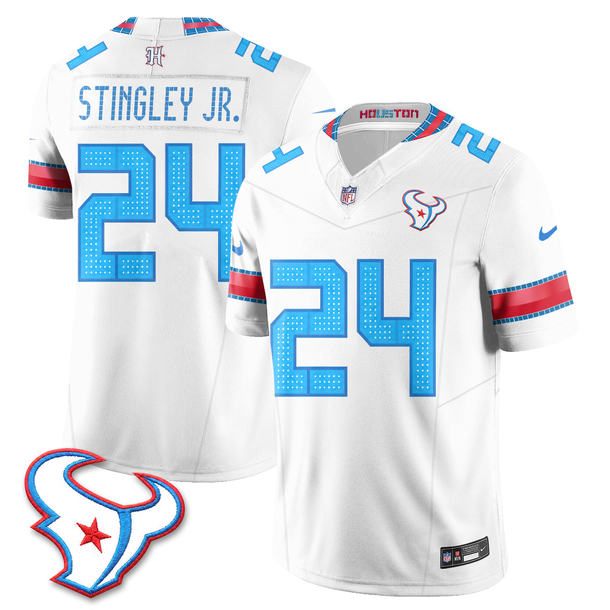 Houston Texans 2026 Rivalries Vapor Jersey - Stitched