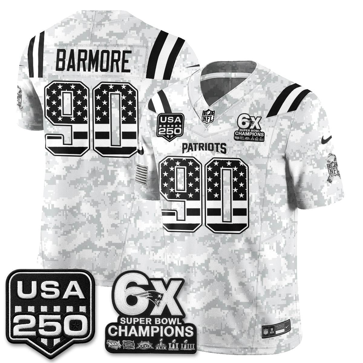 NE 2026 Salute to Service Edition Vapor Jersey - Stitched
