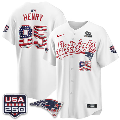 New England Patriots America Edition Vapor Jersey - Stitched