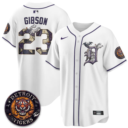 Detroit Tigers Nightmare Edition Vapor Limited Jersey - Stitched